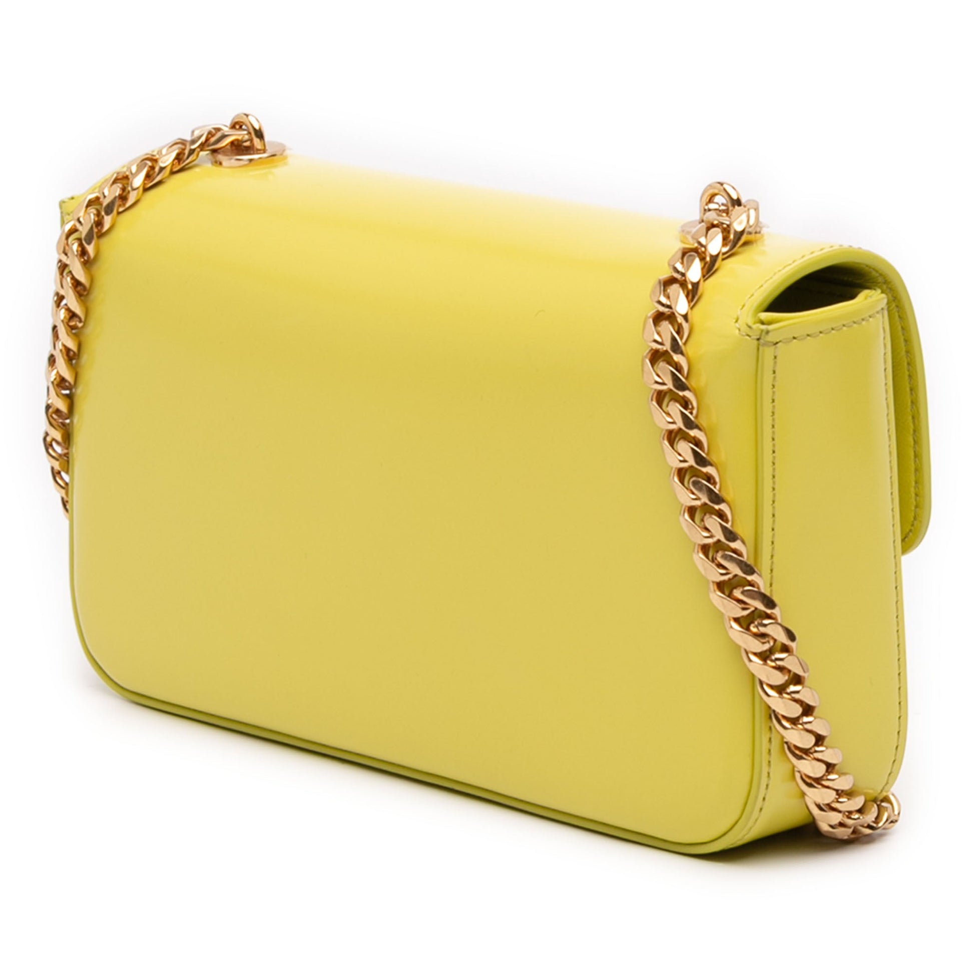 Celine Shiny Calfskin Claude Chain Shoulder Bag