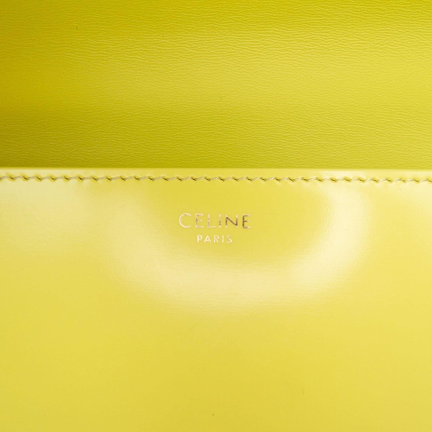 Celine Shiny Calfskin Claude Chain Shoulder Bag