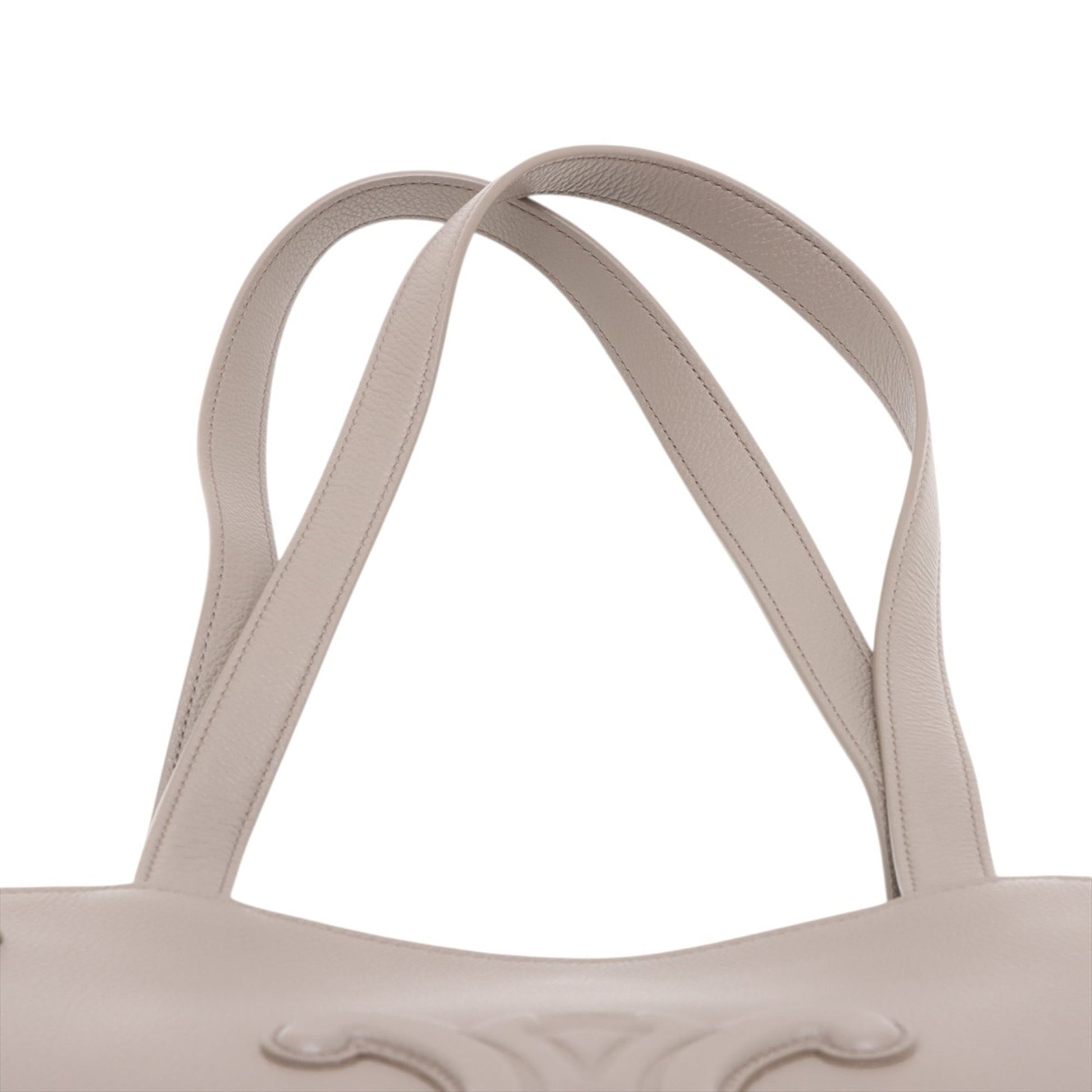 Celine Small Grained Calfskin Cuir Triomphe Cabas Anais Tote