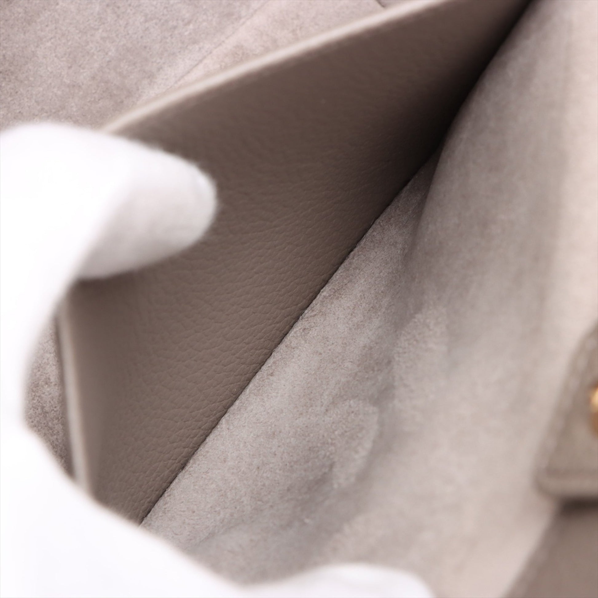 Celine Small Grained Calfskin Cuir Triomphe Cabas Anais Tote