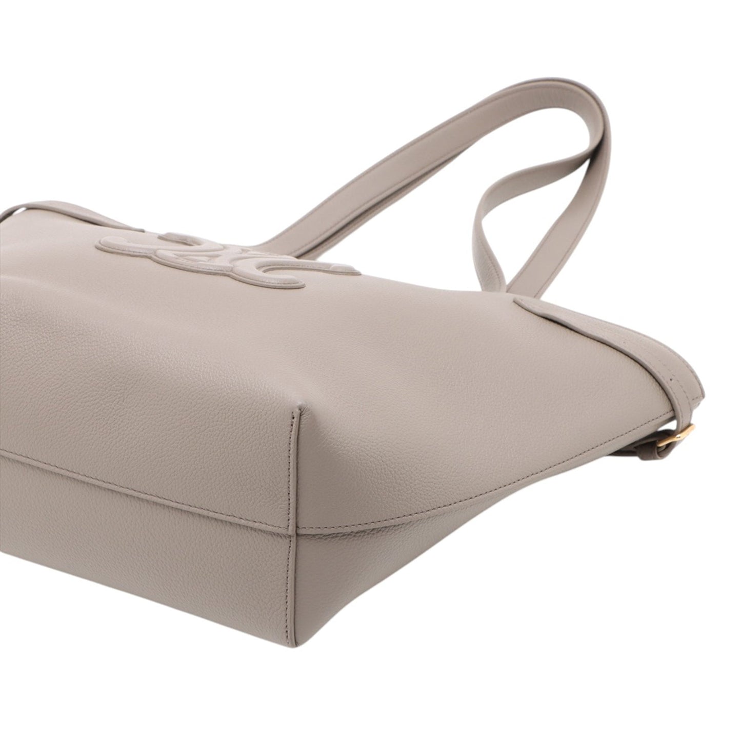 Celine Small Grained Calfskin Cuir Triomphe Cabas Anais Tote