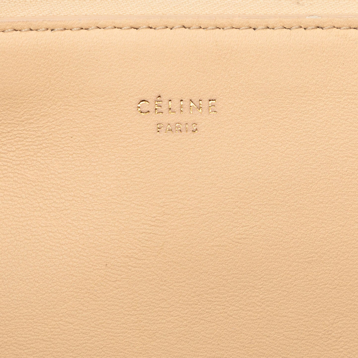 Celine Bicolor Leather Solo Clutch