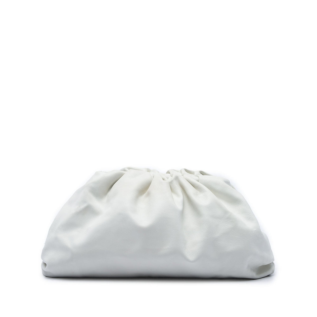 Bottega Veneta Lambskin The Pouch — White