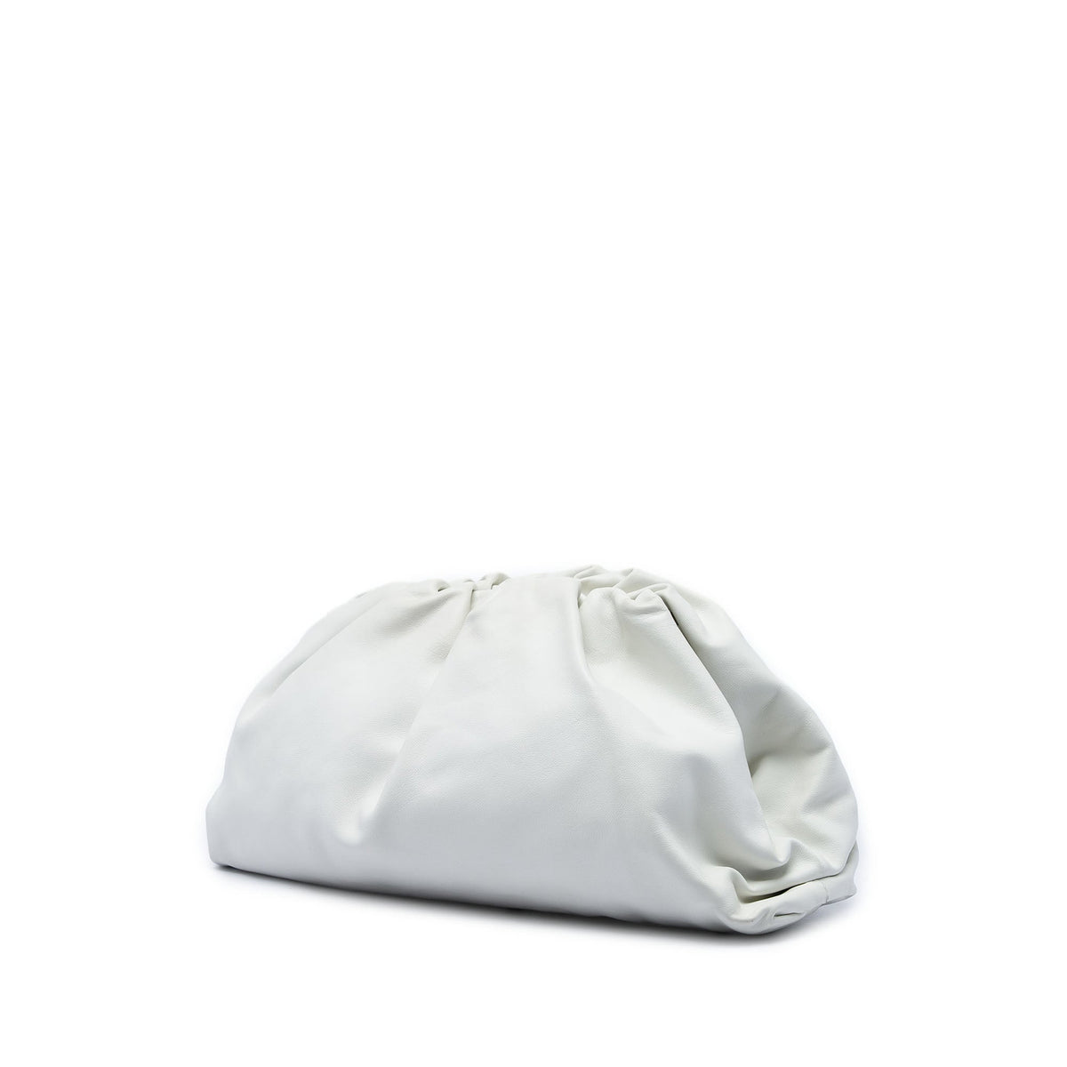 Bottega Veneta Lambskin The Pouch — White