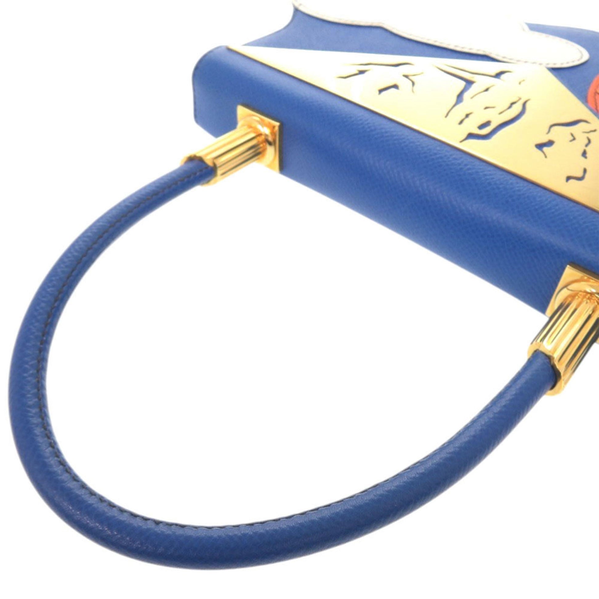 Hermès Limited Edition Mini Courchevel Sun and Cloud Handbag