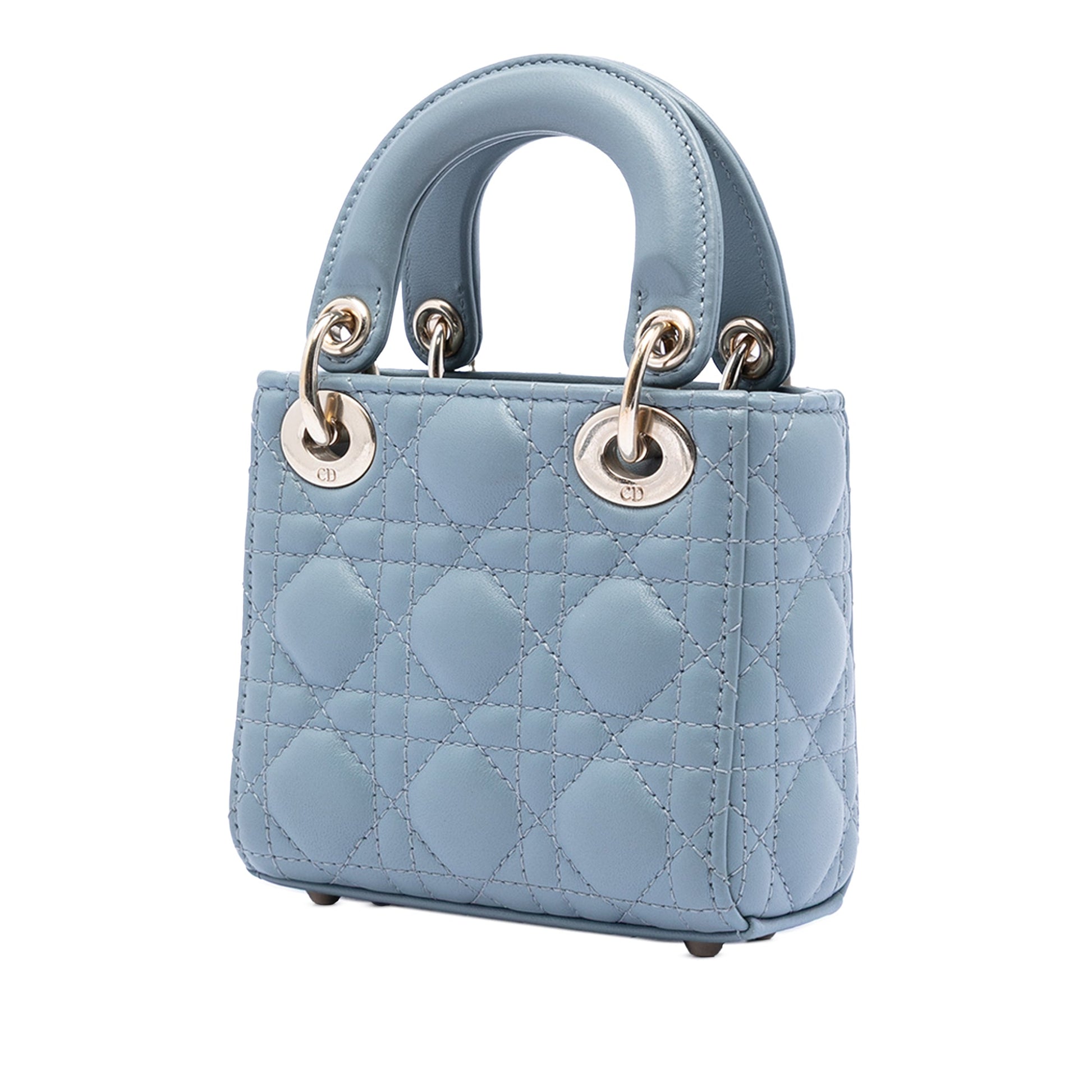 Dior Micro Lambskin Cannage Lady Dior