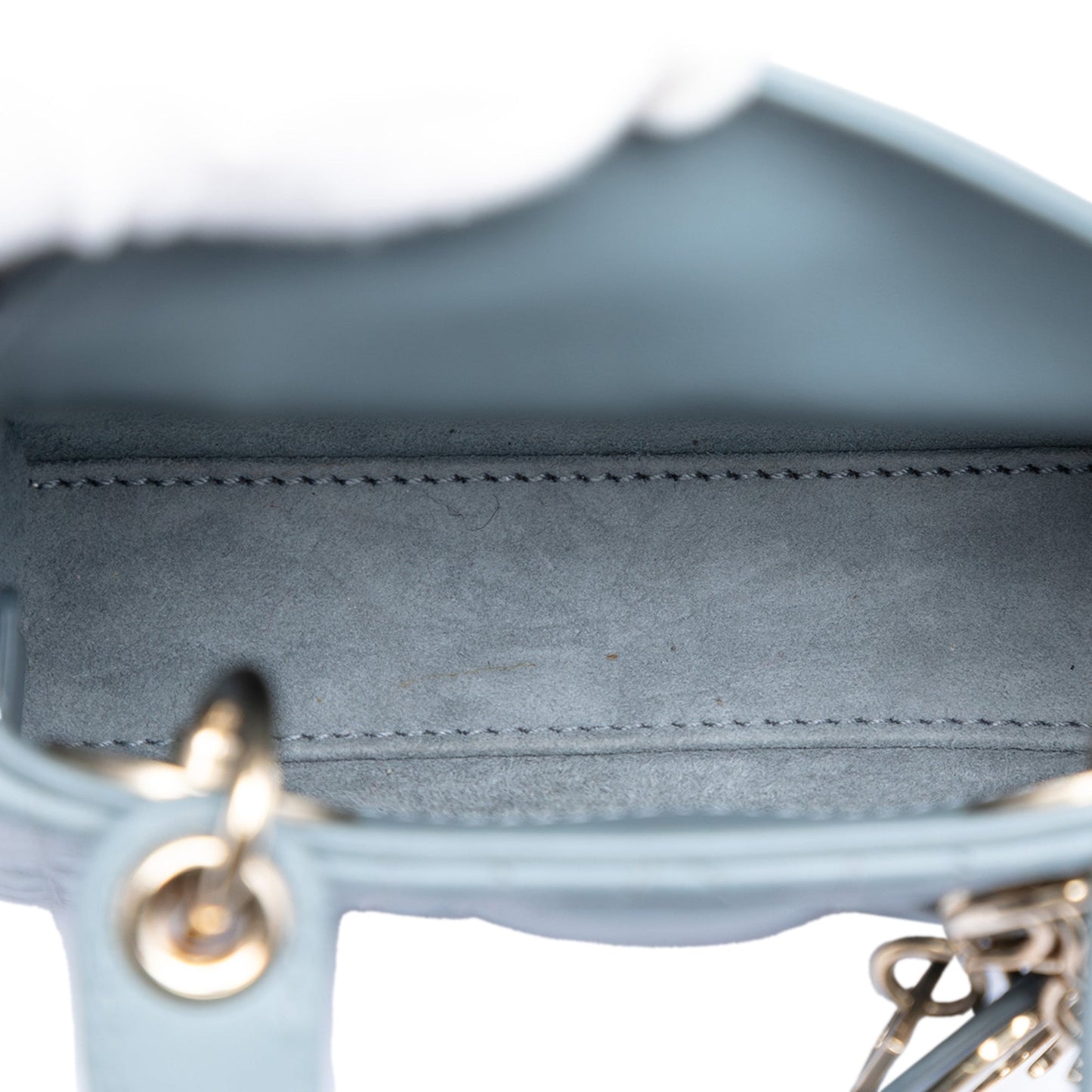 Dior Micro Lambskin Cannage Lady Dior
