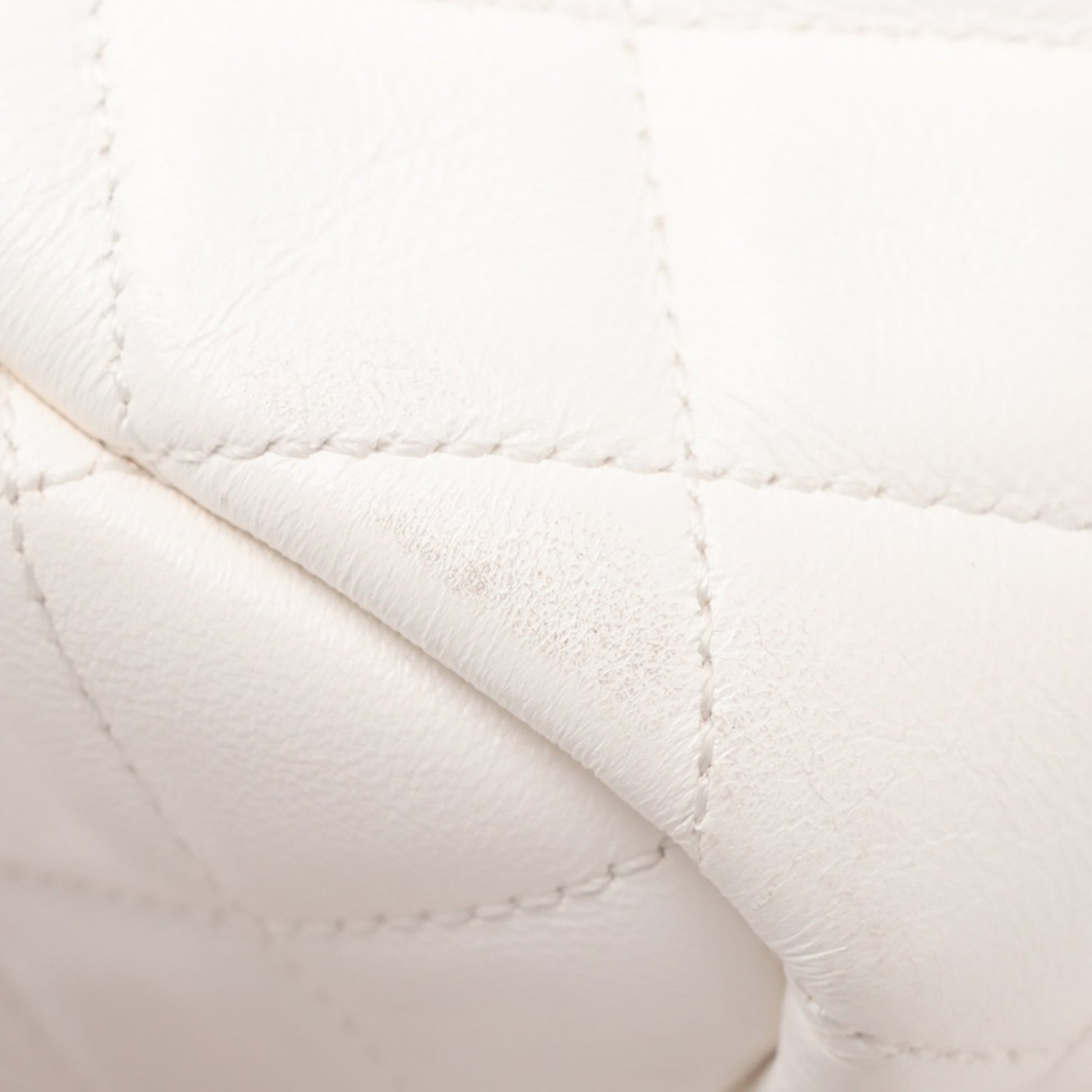Chanel Quilted Lambskin Cube Chain Wristlet Case