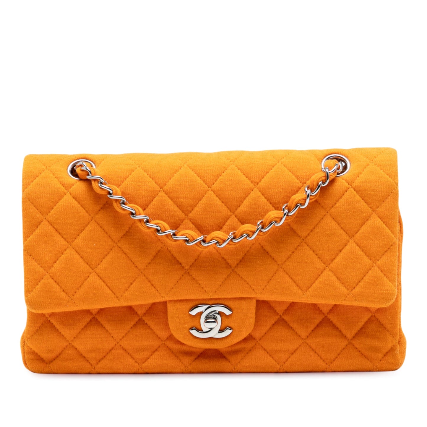 Chanel Medium Classic Jersey Double Flap