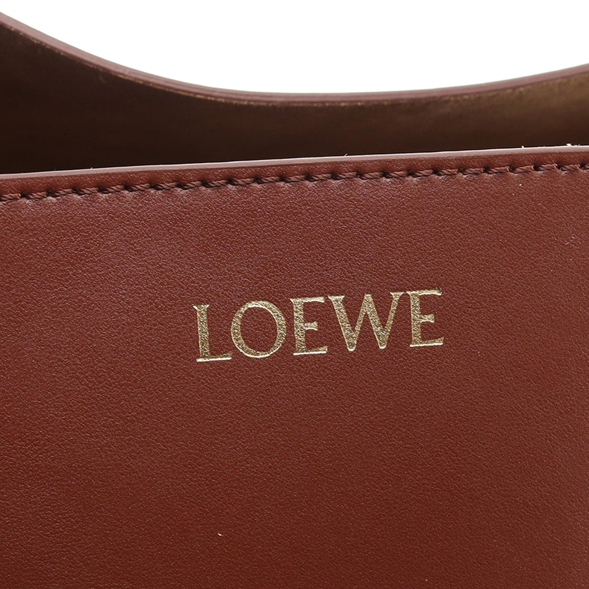 LOEWE Large Shiny Calfskin Puzzle Fold Tote