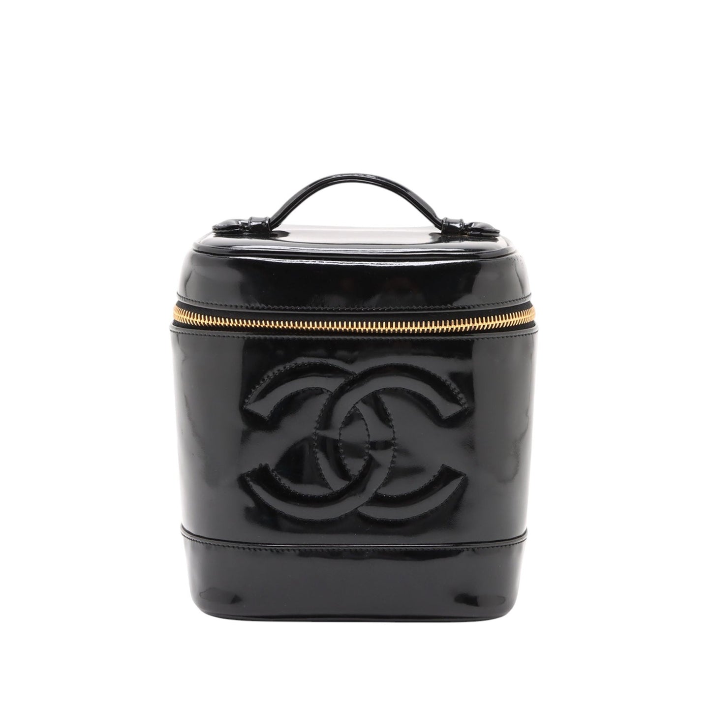 Chanel CC Patent Vanity Bag