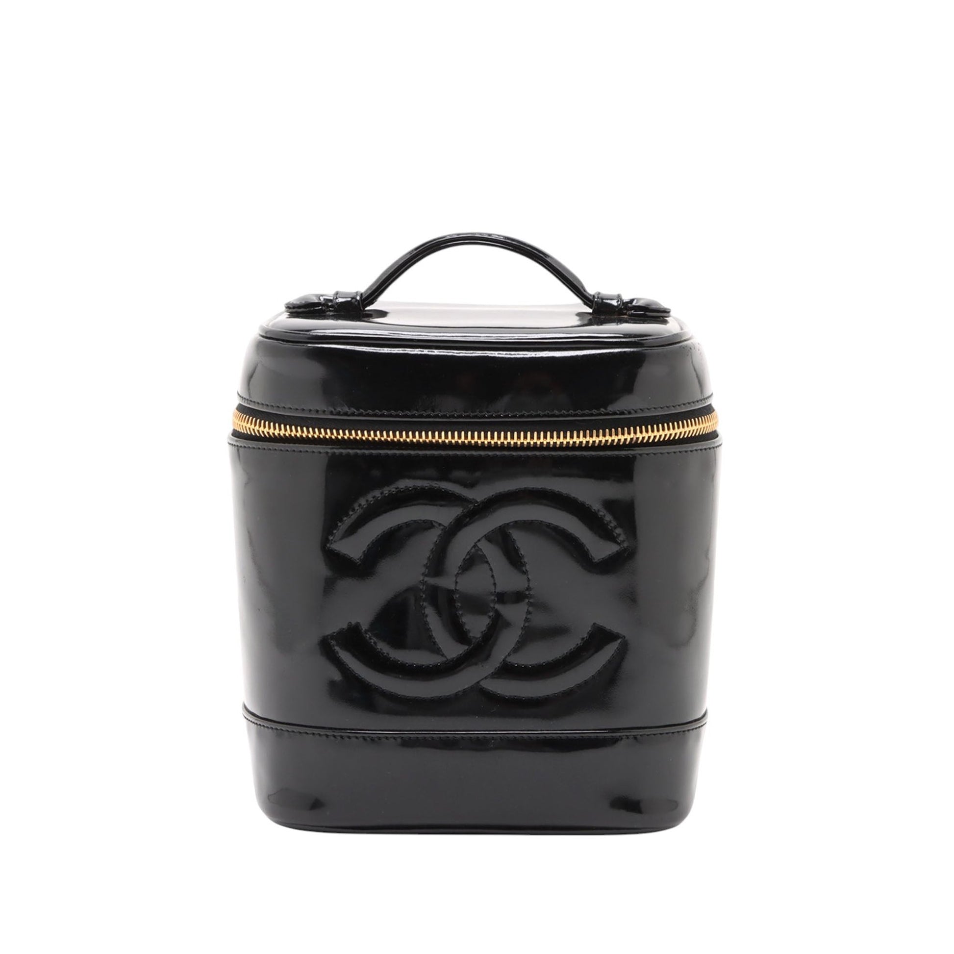 Chanel CC Patent Vanity Bag