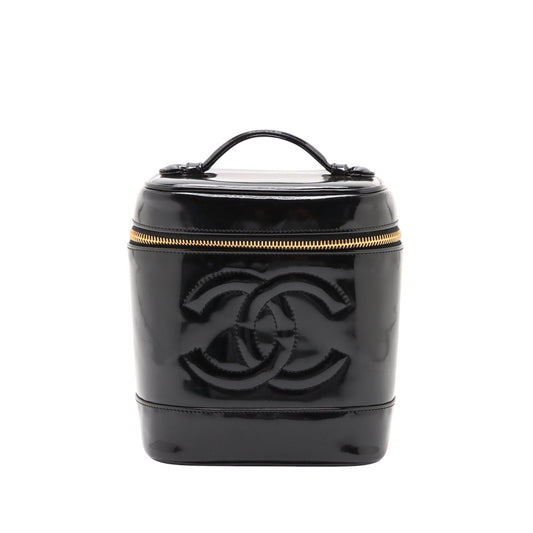 Chanel CC Patent Vanity Bag