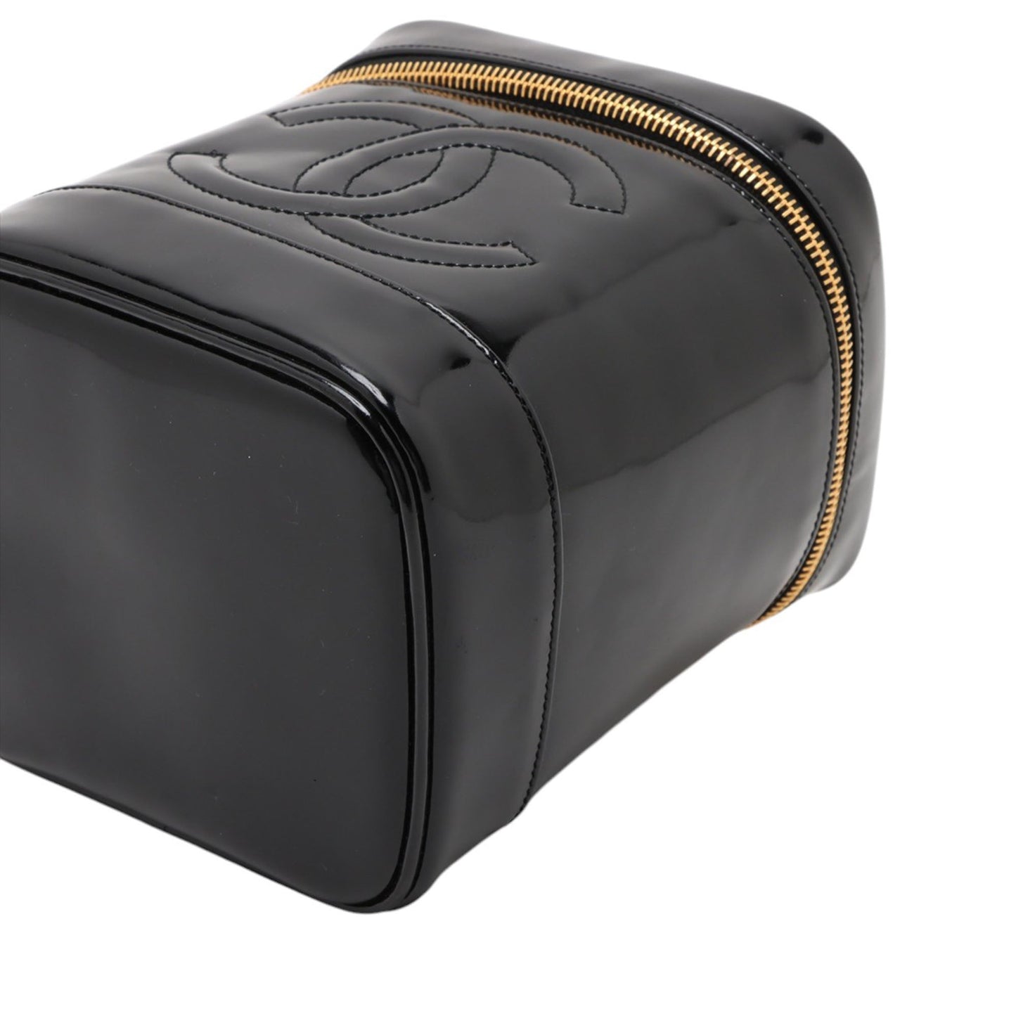 Chanel CC Patent Vanity Bag