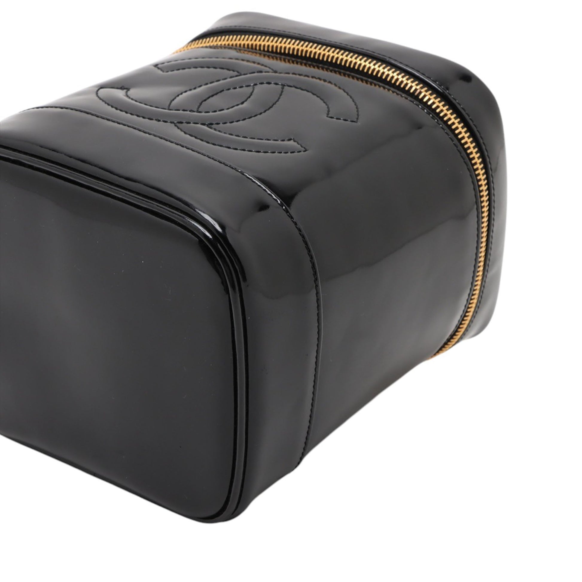 Chanel CC Patent Vanity Bag