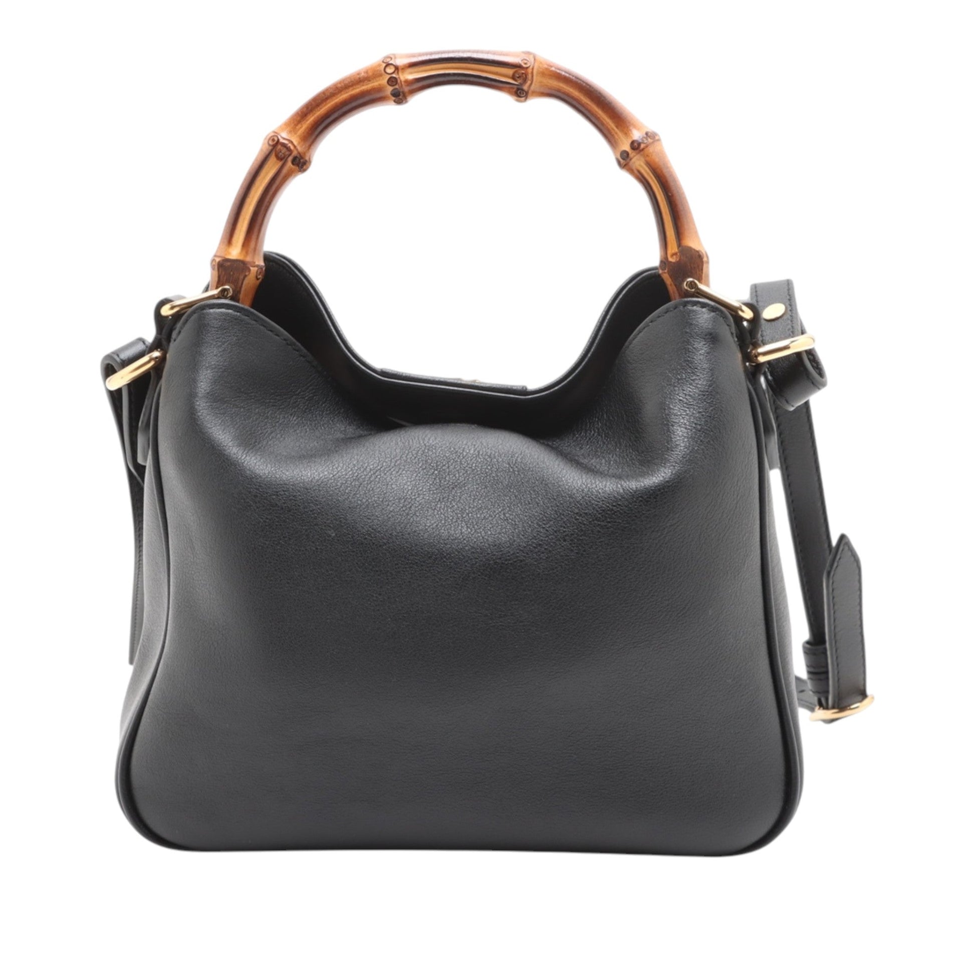 Gucci Small Calfskin Bamboo Diana Satchel