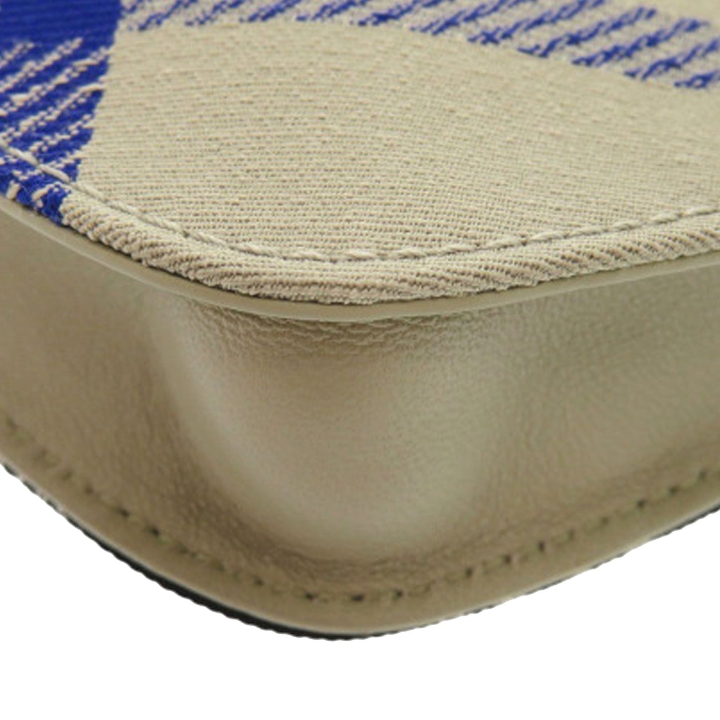 Burberry Micro Supernova Check Canvas Shield Crossbody
