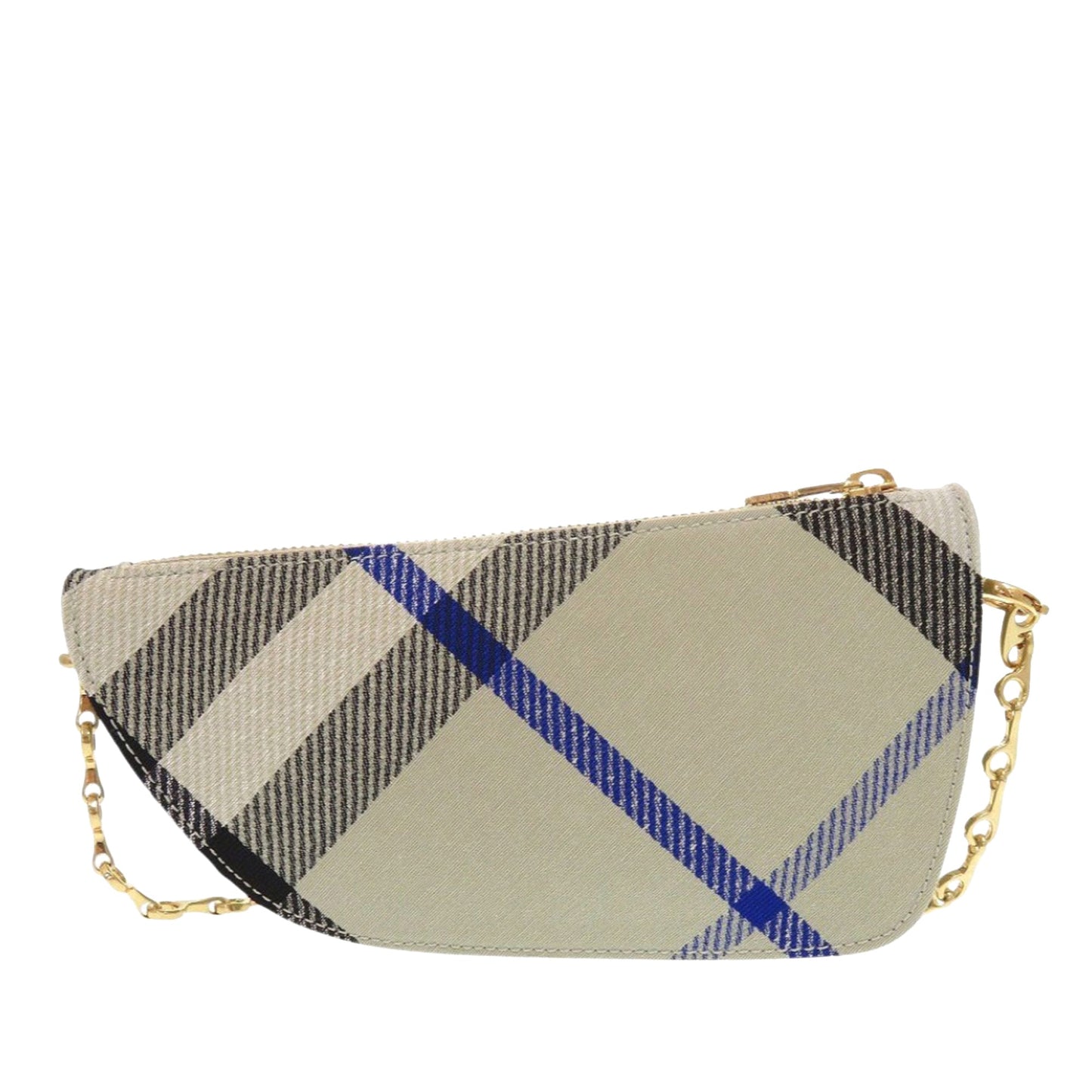 Burberry Micro Supernova Check Canvas Shield Crossbody