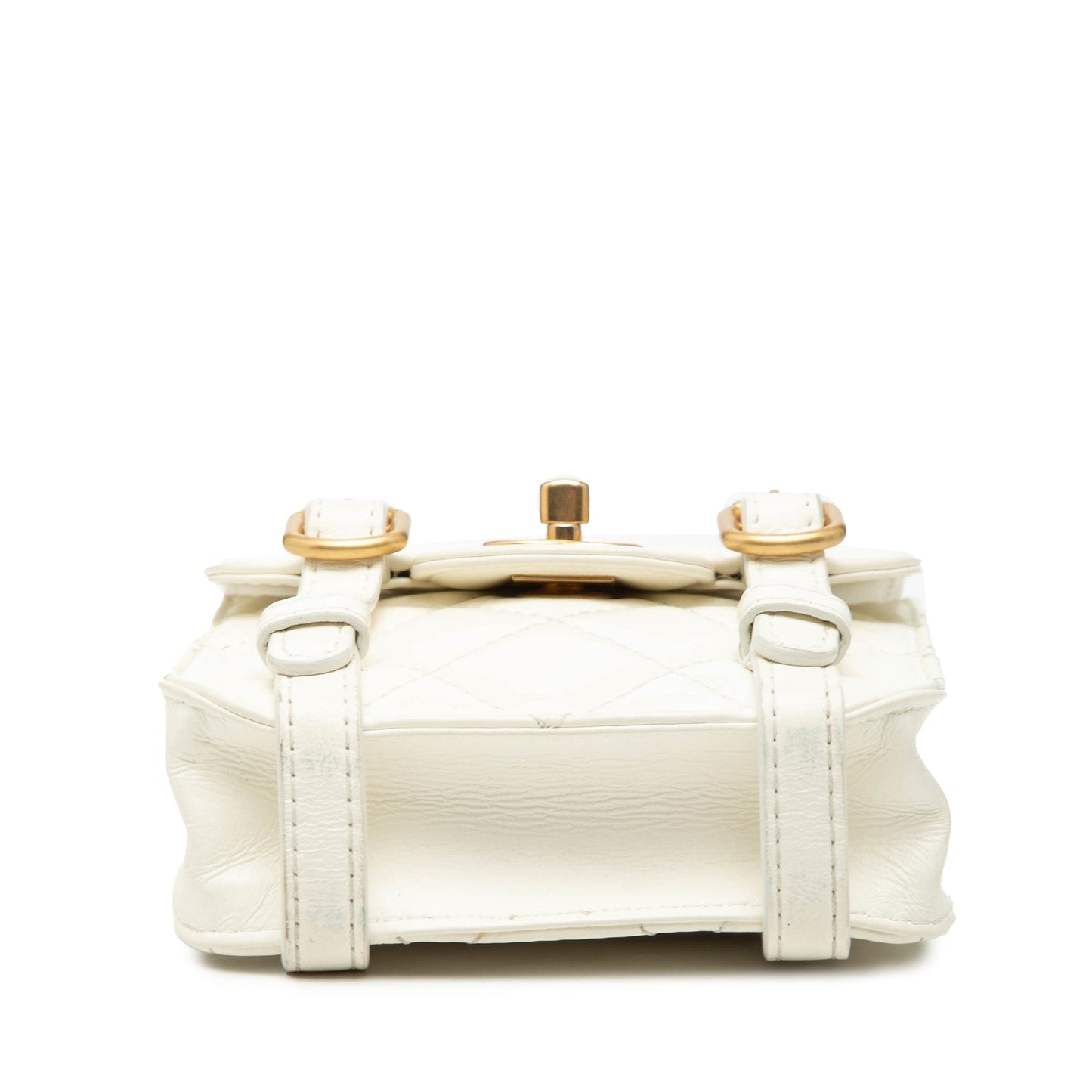 Mini Aged Calfskin City School Flap
