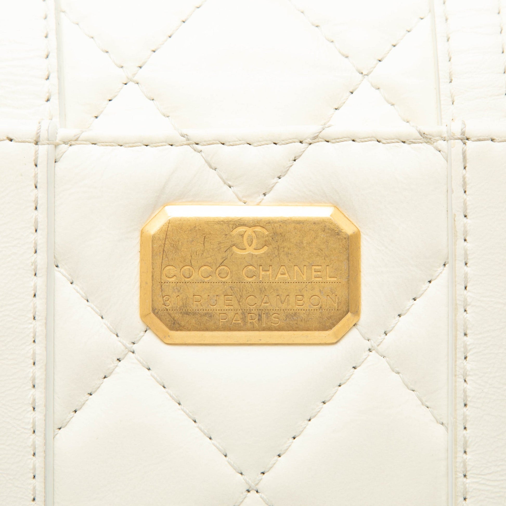 Mini Aged Calfskin City School Flap