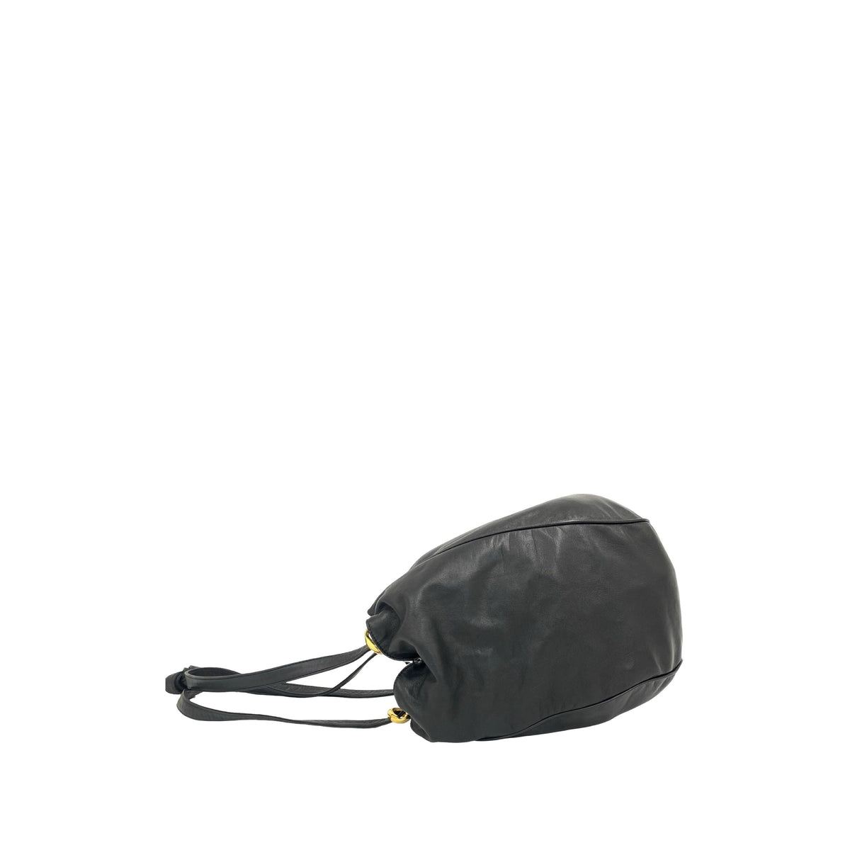 LOEWE Leather Bucket Bag — Black