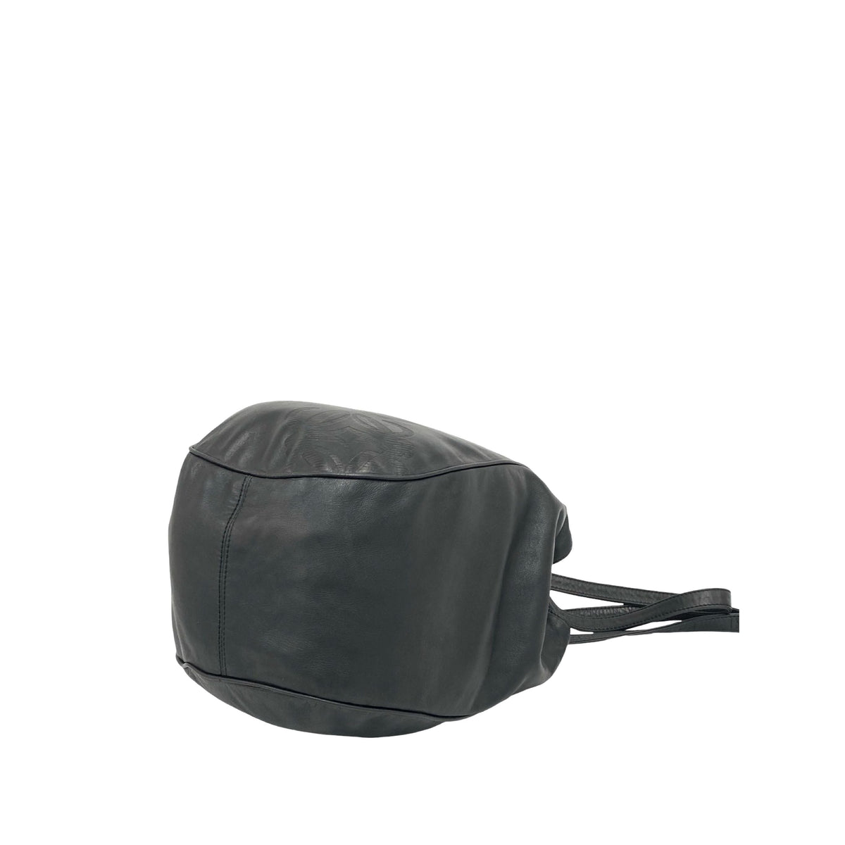 LOEWE Leather Bucket Bag — Black