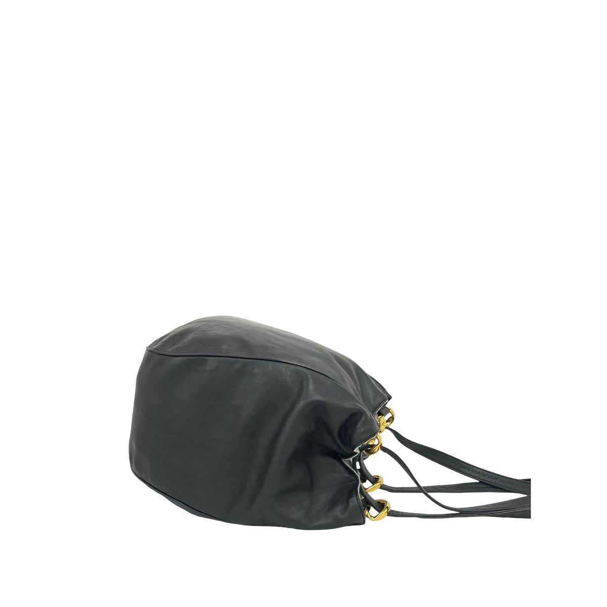 LOEWE Leather Bucket Bag — Black