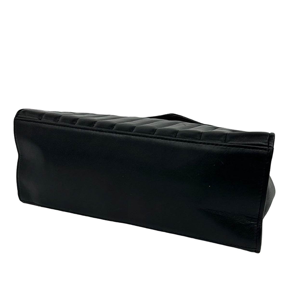 Saint Laurent Chevron Leather Handbag