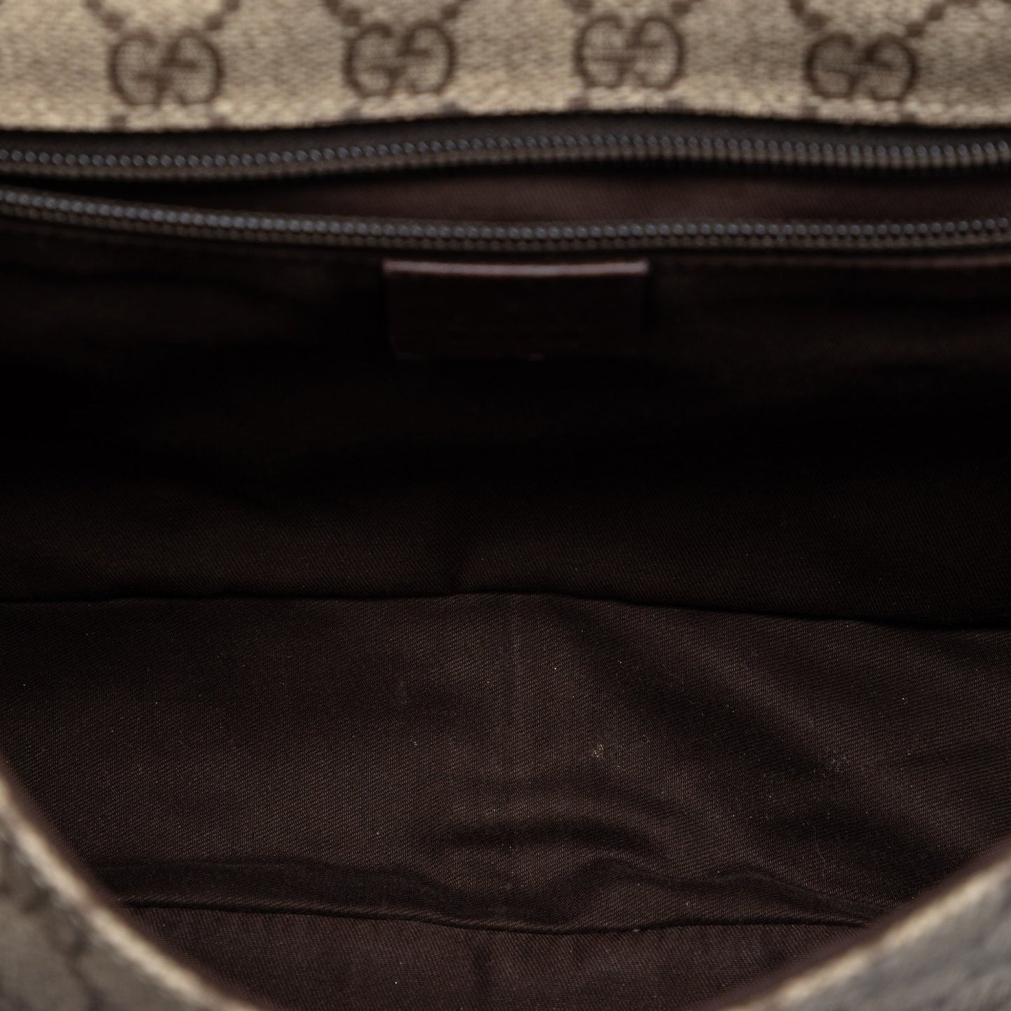 Gucci Medium GG Supreme Web Flap Messenger Bag