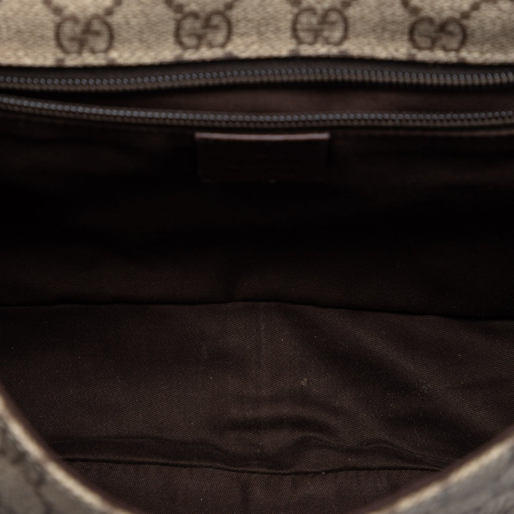 Gucci Medium GG Supreme Web Flap Messenger Bag