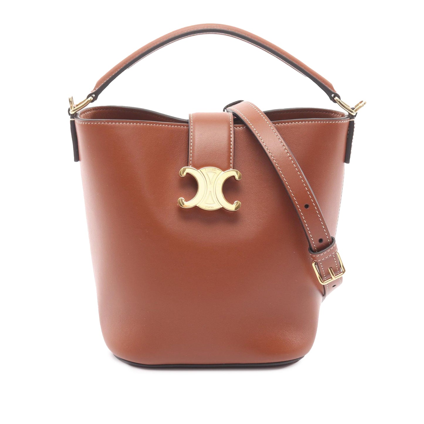 Celine Small Smooth Calfskin Louise Bucket Bag