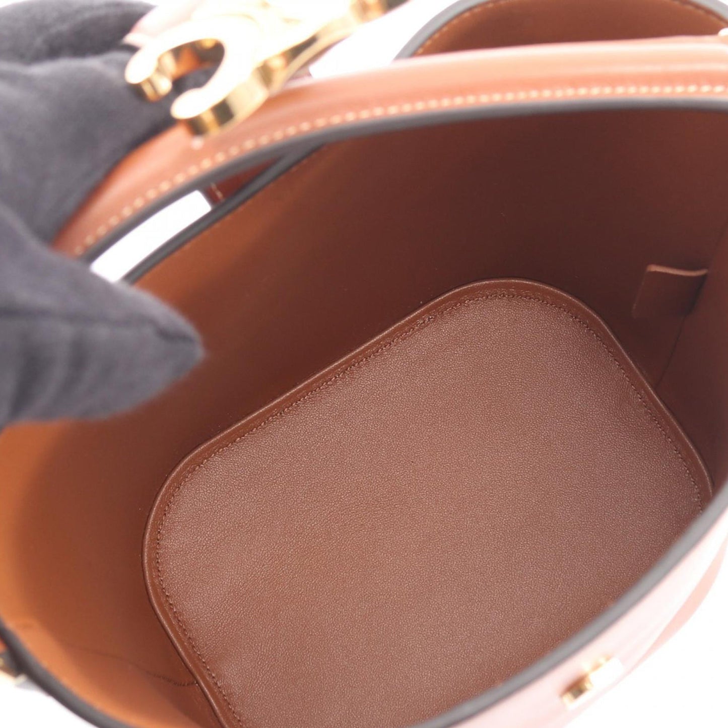 Celine Small Smooth Calfskin Louise Bucket Bag