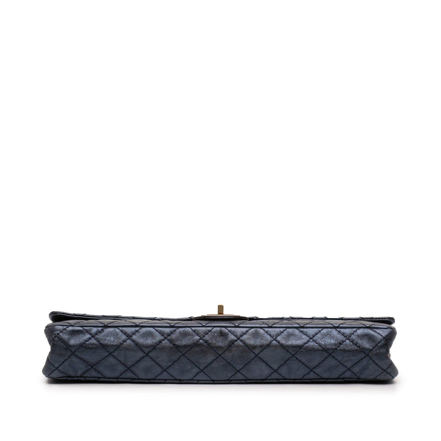 Chanel Quilted Glazed Calfskin Reissue 2.55 East West Single Flap