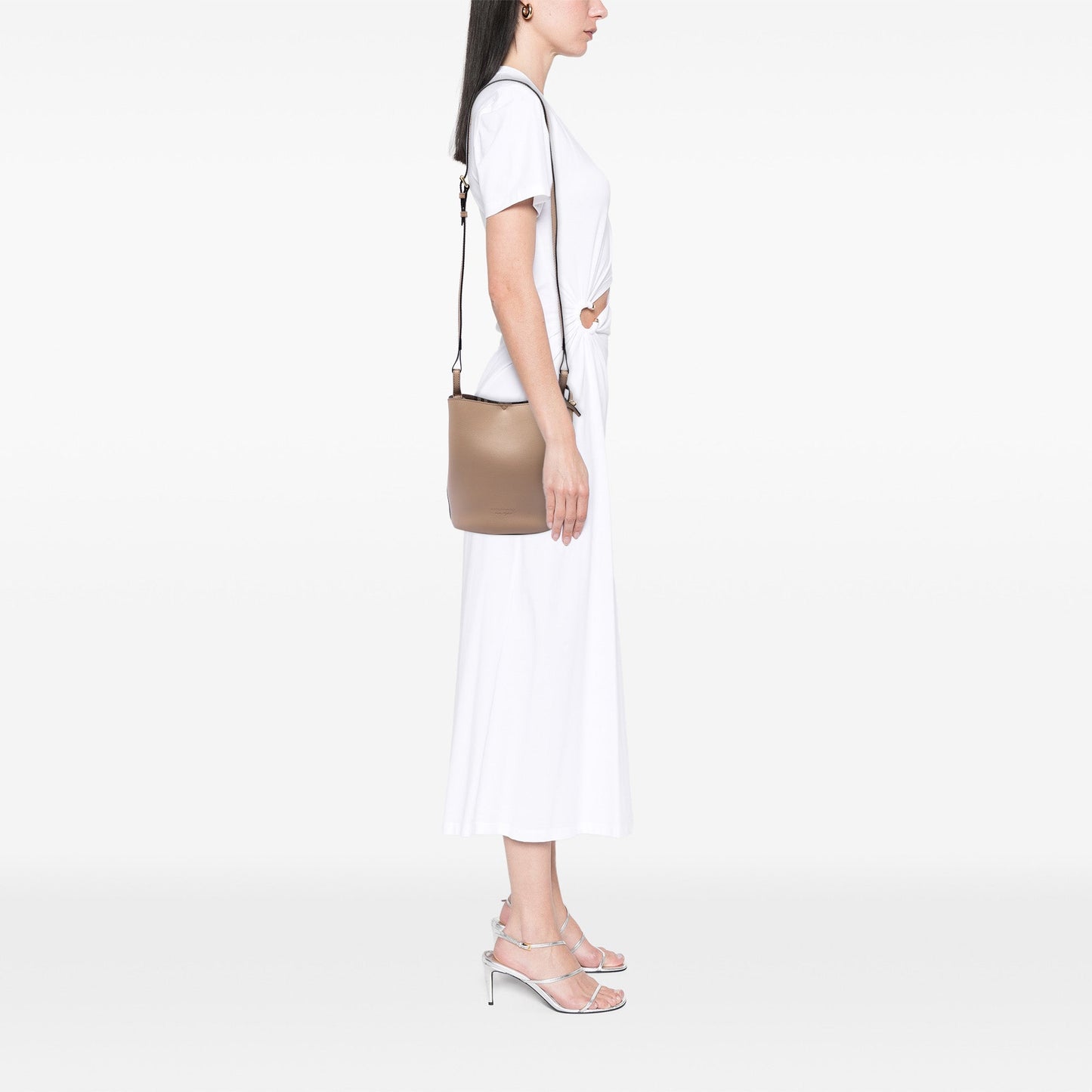 Burberry Leather Lorne Bucket Bag