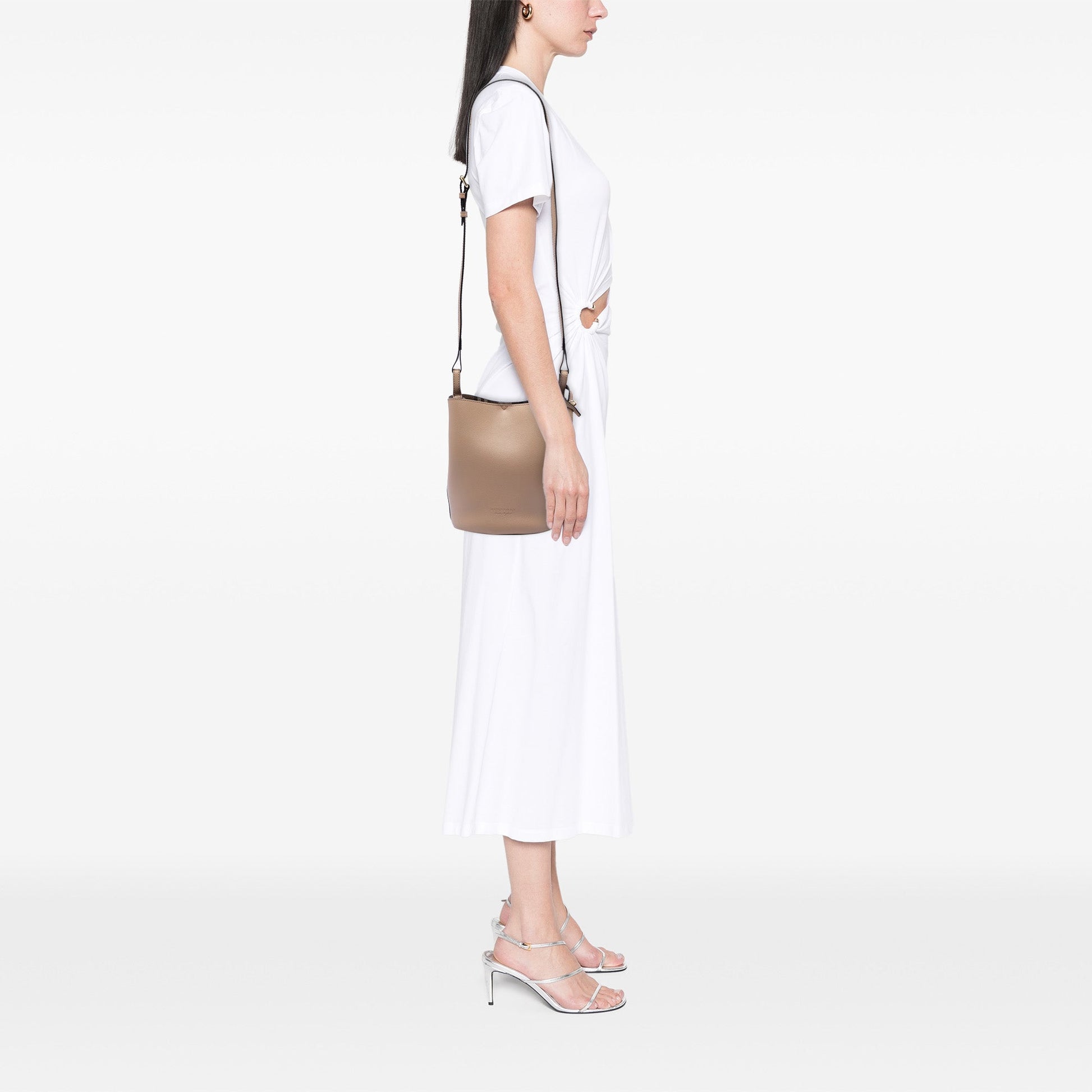 Burberry Leather Lorne Bucket Bag