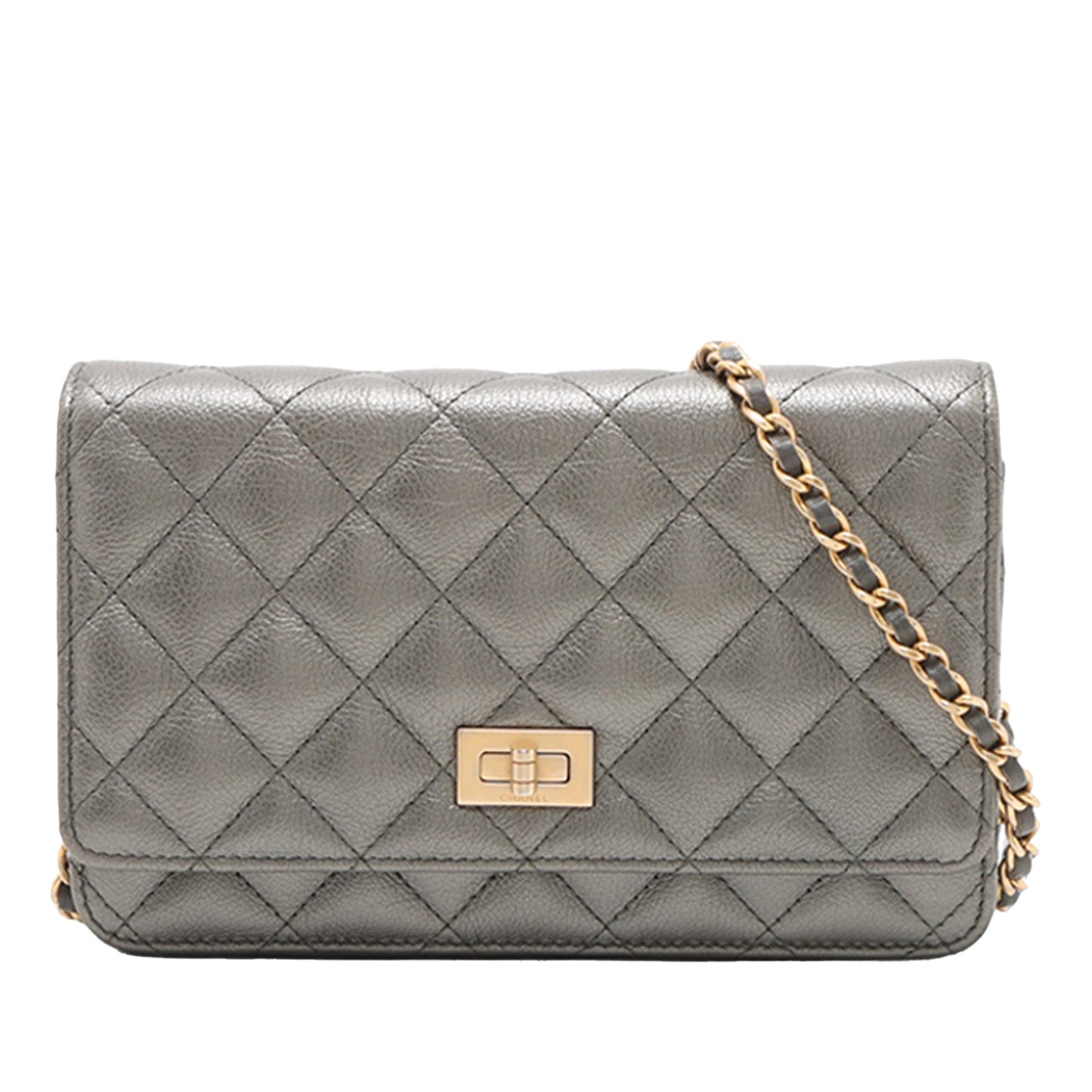 Chanel Quilted Calfskin Reissue 2.55 Wallet on Chain