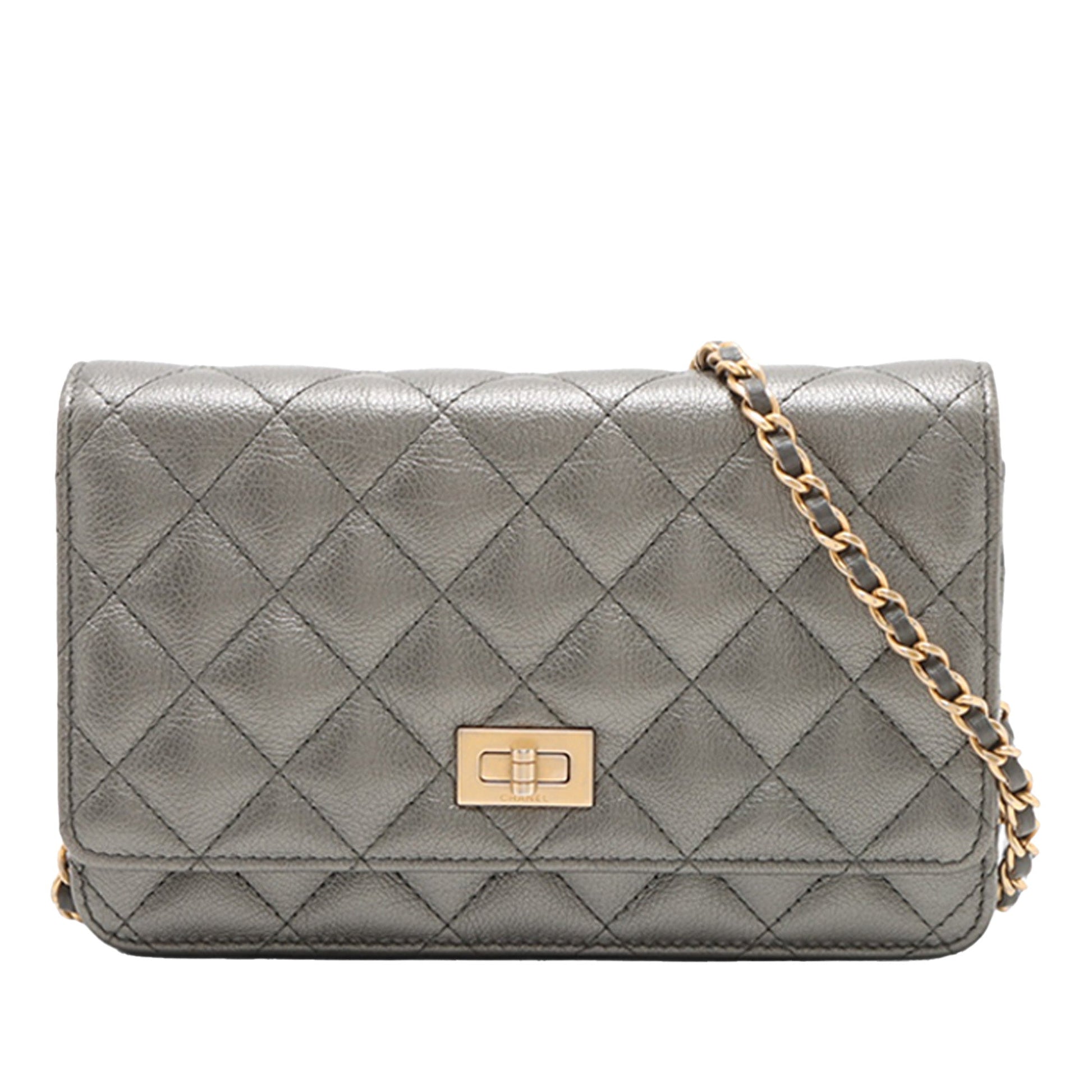 Chanel Quilted Calfskin Reissue 2.55 Wallet on Chain