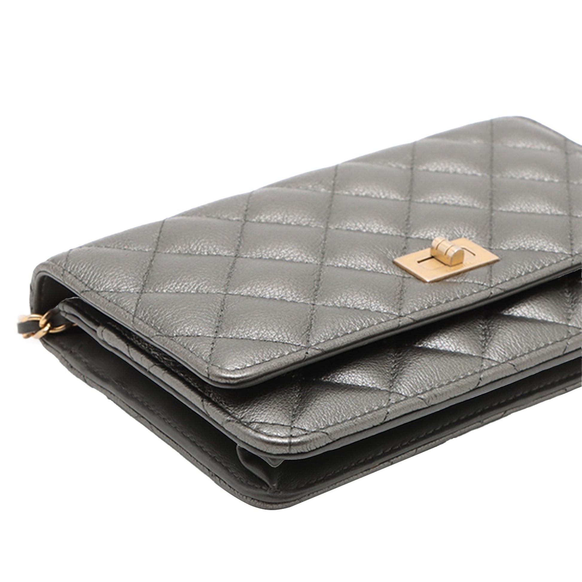 Chanel Quilted Calfskin Reissue 2.55 Wallet on Chain