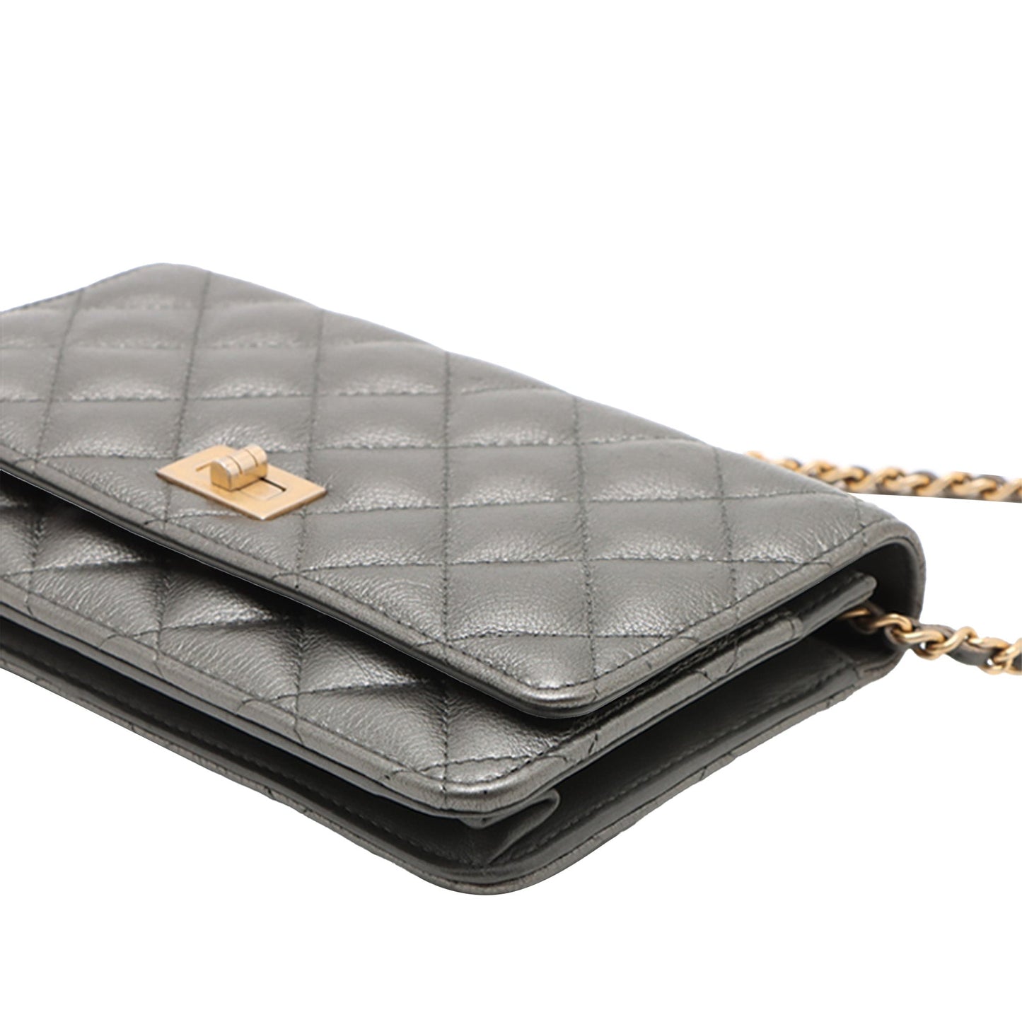 Chanel Quilted Calfskin Reissue 2.55 Wallet on Chain