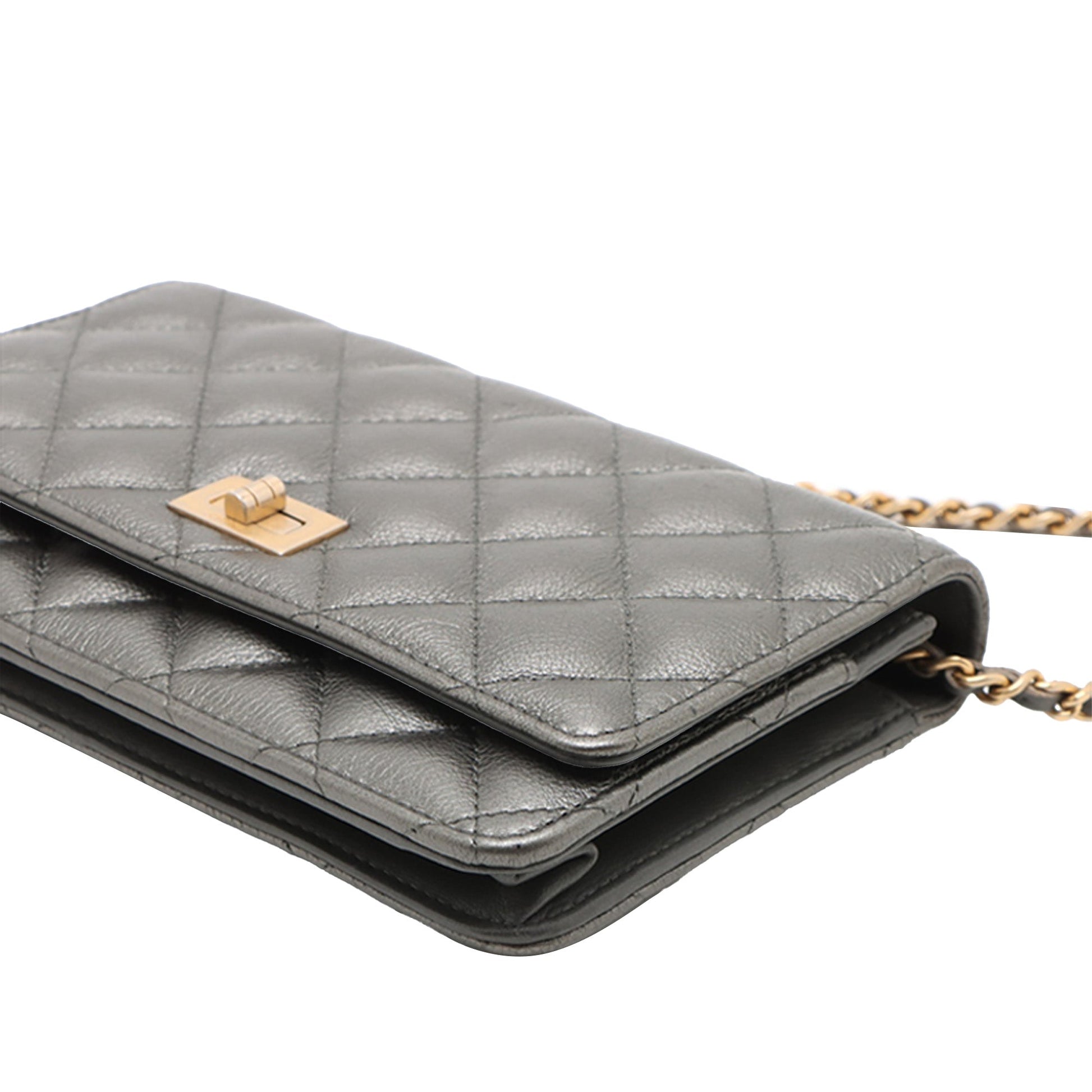 Chanel Quilted Calfskin Reissue 2.55 Wallet on Chain