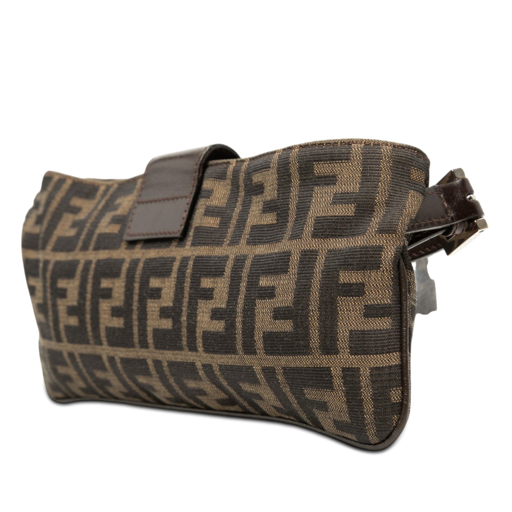Fendi Zucca Canvas Shoulder Bag