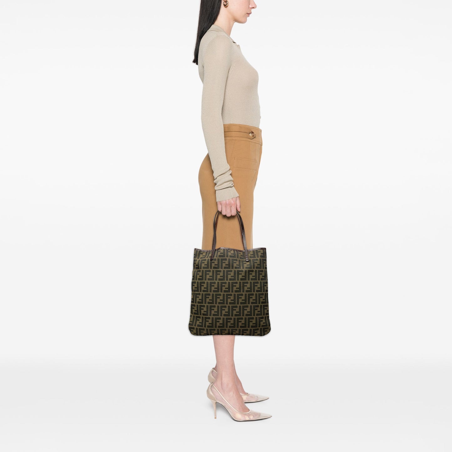 Fendi Zucca Canvas Tote