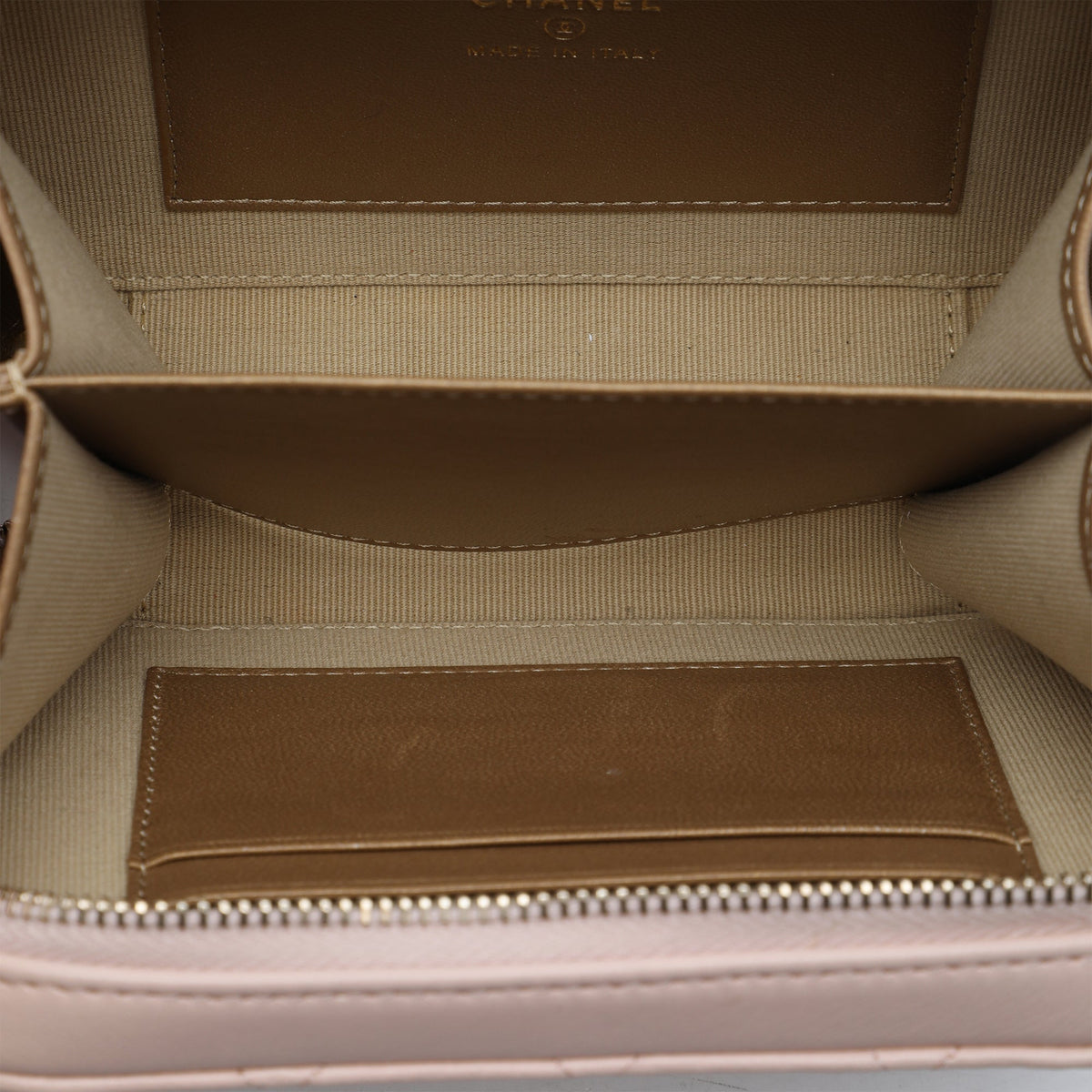 Chanel CC Quilted Lambskin Pearl Crush Camera Bag