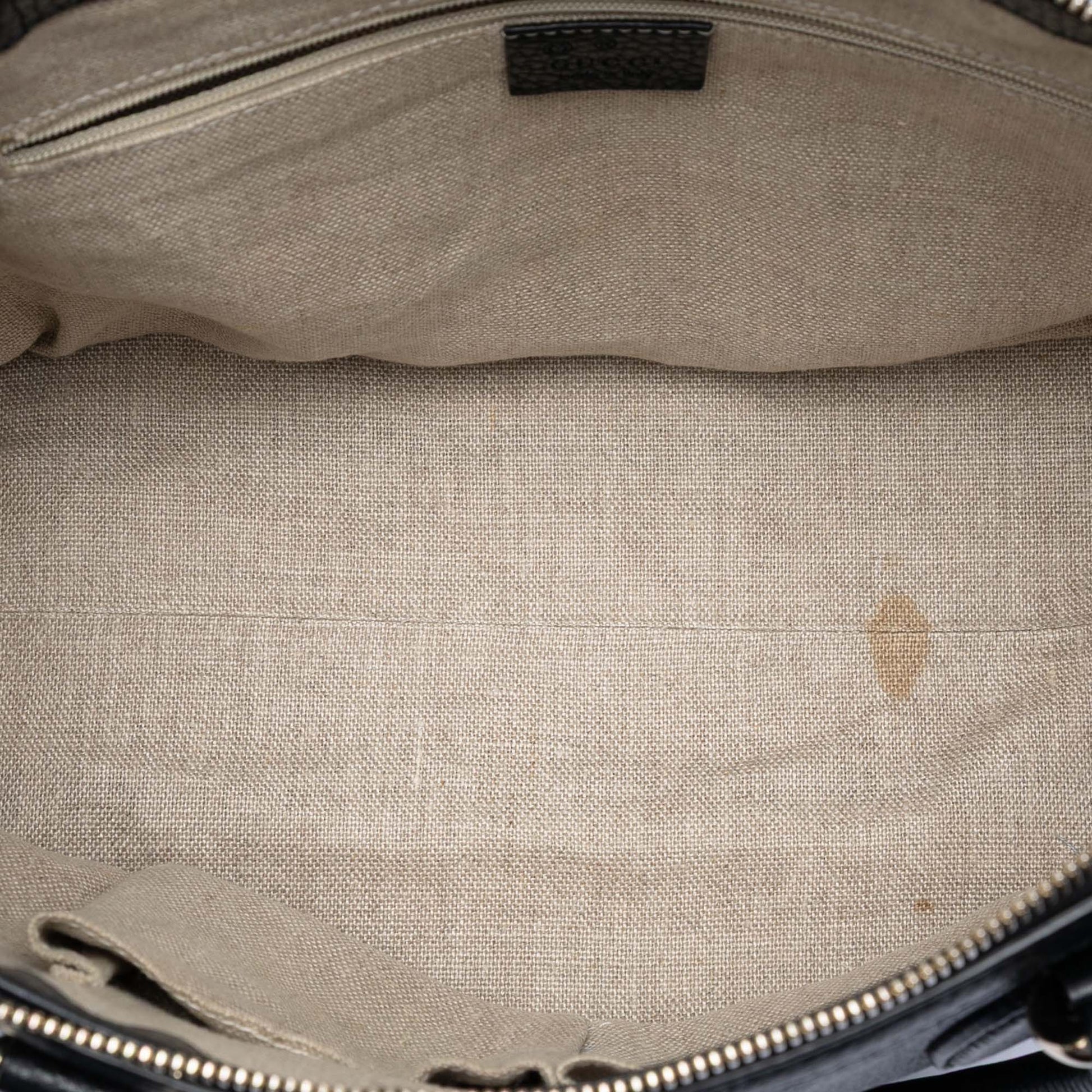 Gucci Dollar Calfskin GG Charm Satchel