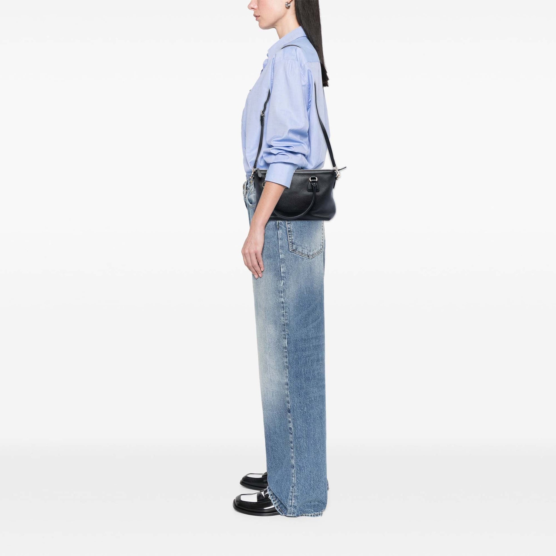Gucci Dollar Calfskin GG Charm Satchel