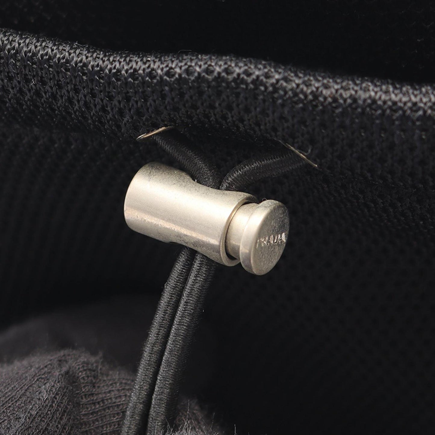 Prada Mesh Buckle Messenger Bag