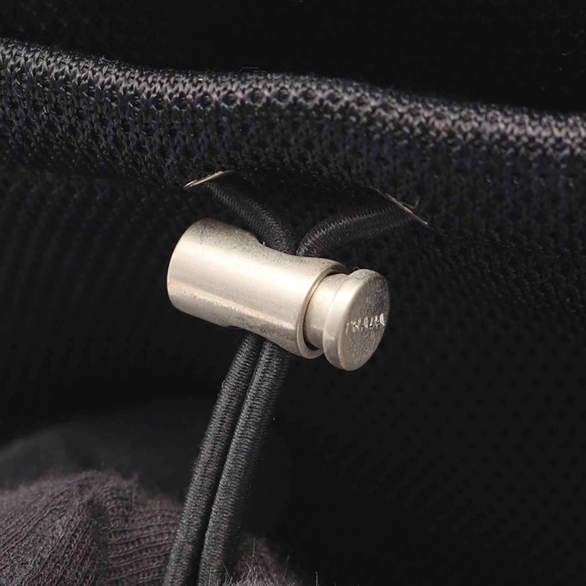 Prada Mesh Buckle Messenger Bag