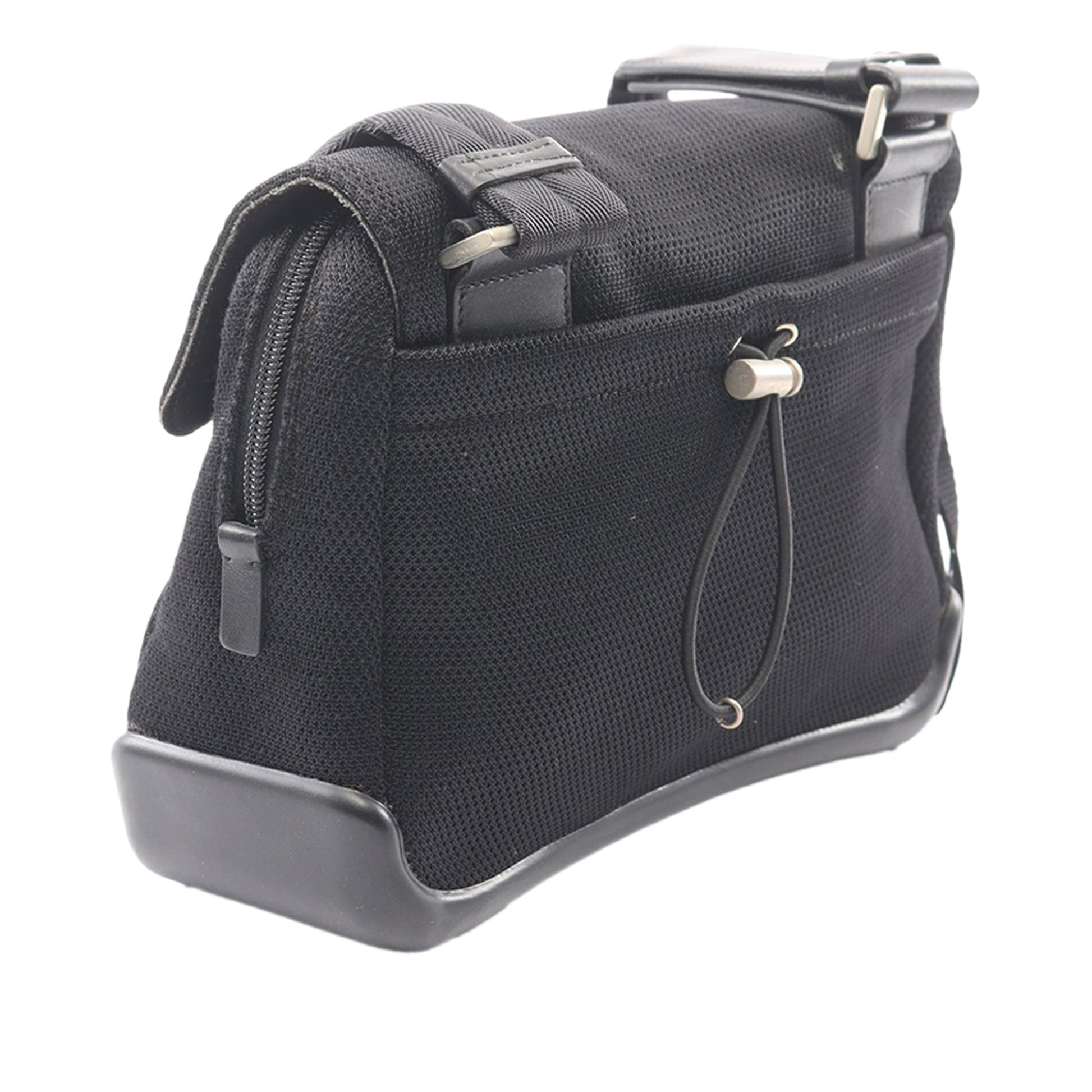 Prada Mesh Buckle Messenger Bag