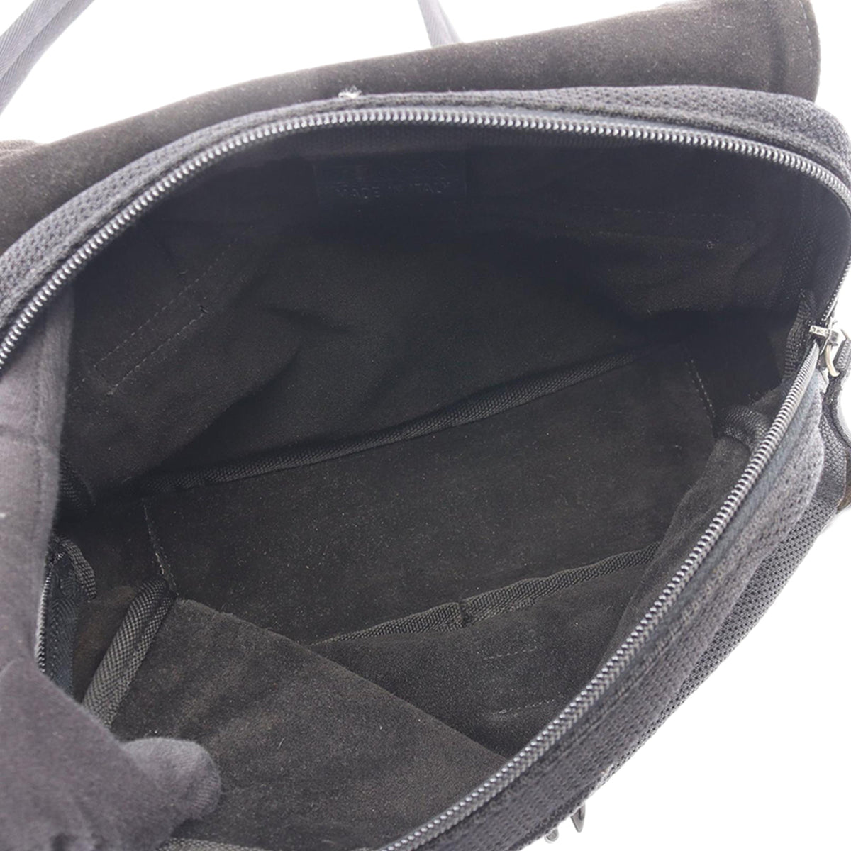 Prada Mesh Buckle Messenger Bag