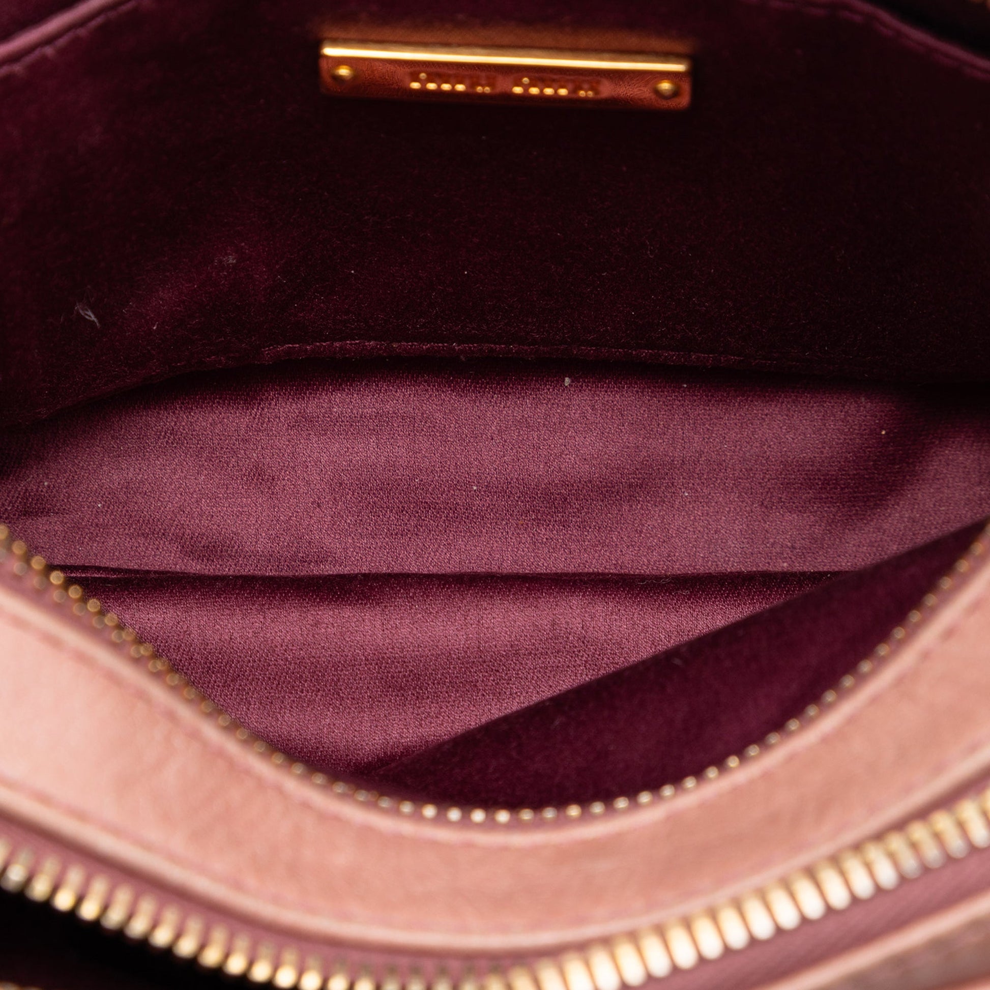 Miu Miu Matelasse Nappa Double Zip Camera Bag